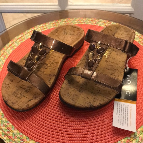 vionic tortoise shell sandals